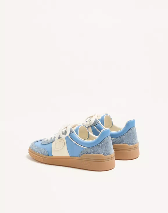 Valentino Upvillage Sneaker In Crust Leather With Nappa Calfskin Leather Band - Image 4